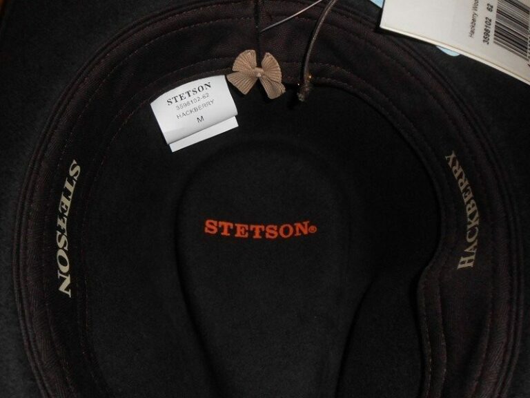 3598102 Chapeau Stetson Hackberry Western by noir unisexe – Image 3