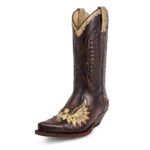 7106 Bottes python Sendra MARRON Natur antic jacinto-natur ant. unisexe