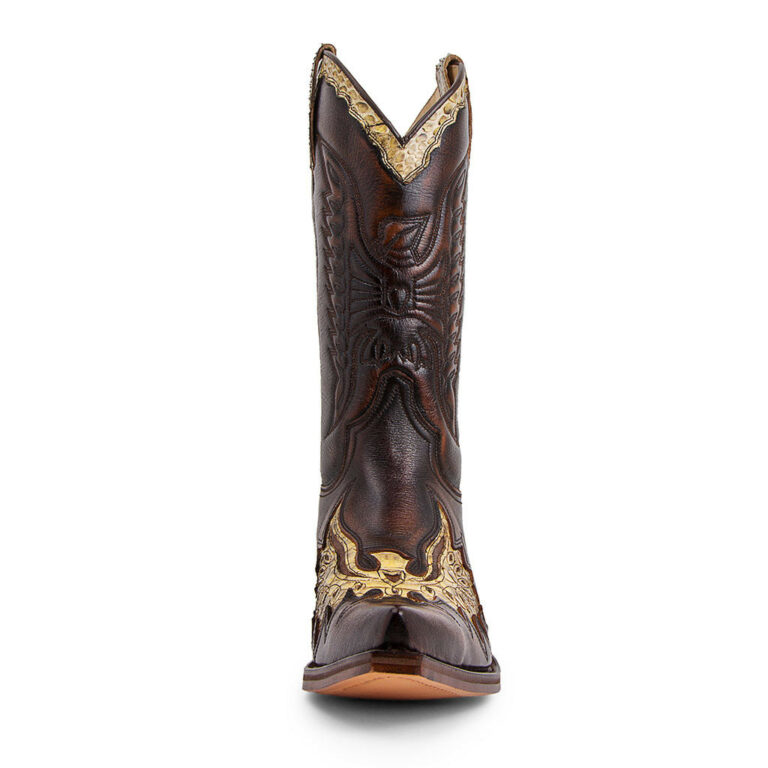 7106 Bottes python Sendra MARRON Natur antic jacinto-natur ant. unisexe – Image 3