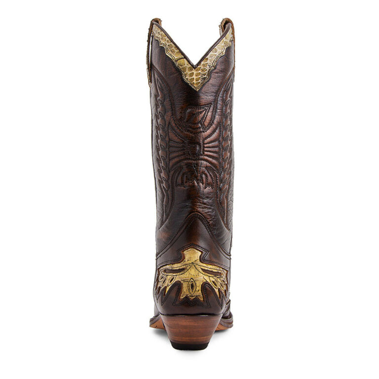 7106 Bottes python Sendra MARRON Natur antic jacinto-natur ant. unisexe – Image 4