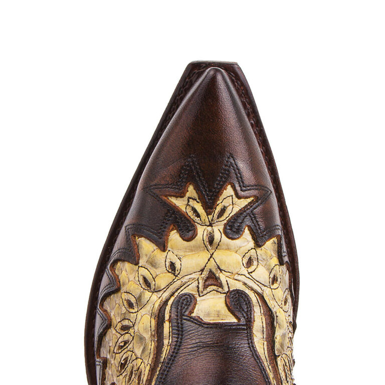 7106 Bottes python Sendra MARRON Natur antic jacinto-natur ant. unisexe – Image 5