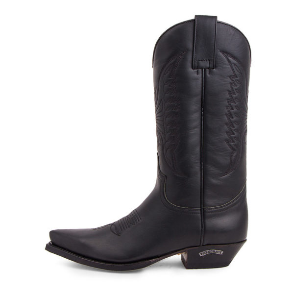 2073 sendra boots cuir cuervo pull oil negro Homme, Femme