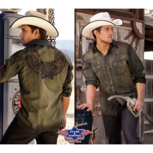 "DAVE" chemise Stars and Stripes Homme