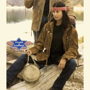 HOMBRE MARRON veste western Stars and Stripes UNISEXE