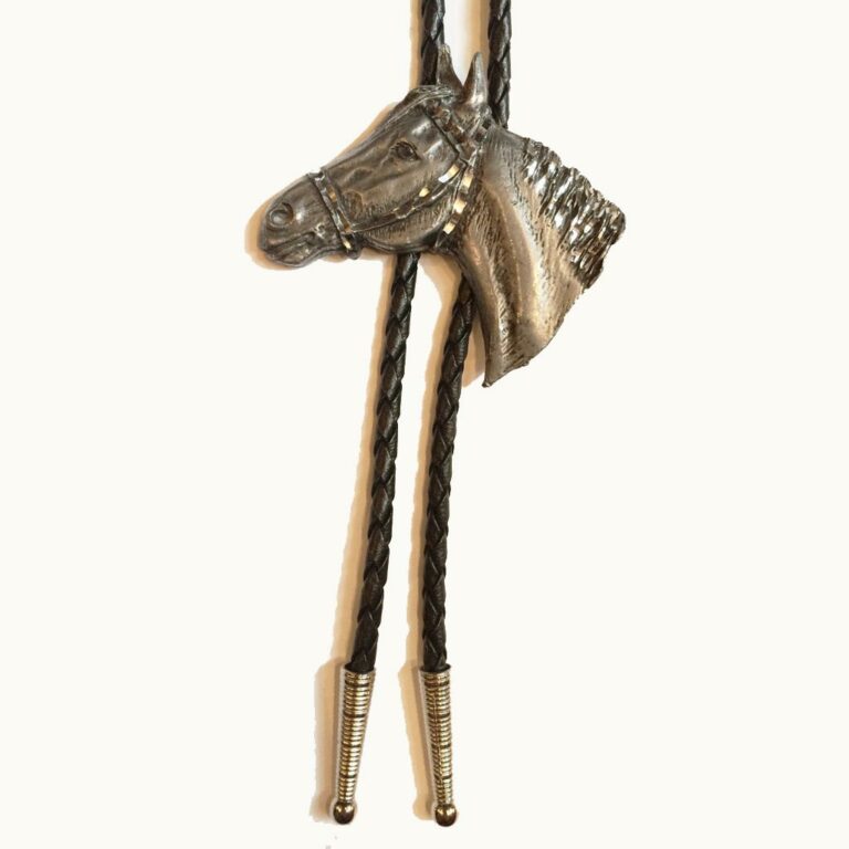 BT-125 Bolotie tête de cheval (cravate usa) unisexe – Image 2
