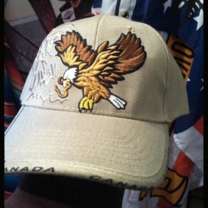 Casquette aigle beige USA-western-country Homme, Femme