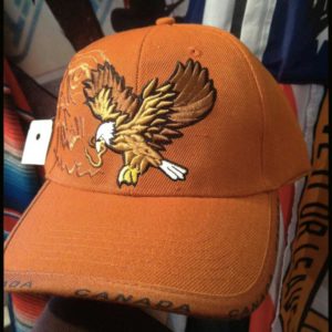 Casquette aigle marron USA-western-country Homme, Femme