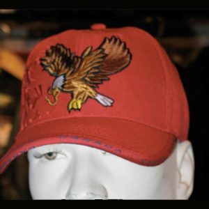 Casquette aigle rouge USA-western-country Homme, Femme