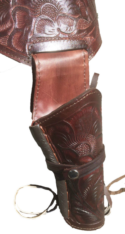 HILASON Sangle d'éperon en cuir marron marron Western Tan W/marron