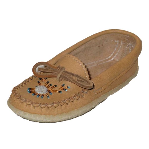 B002 Mocassin indien Huron Femme fabriqué au Canada