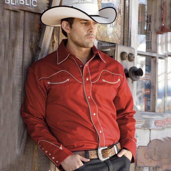 JACK RED chemise Stars and Stripes Homme