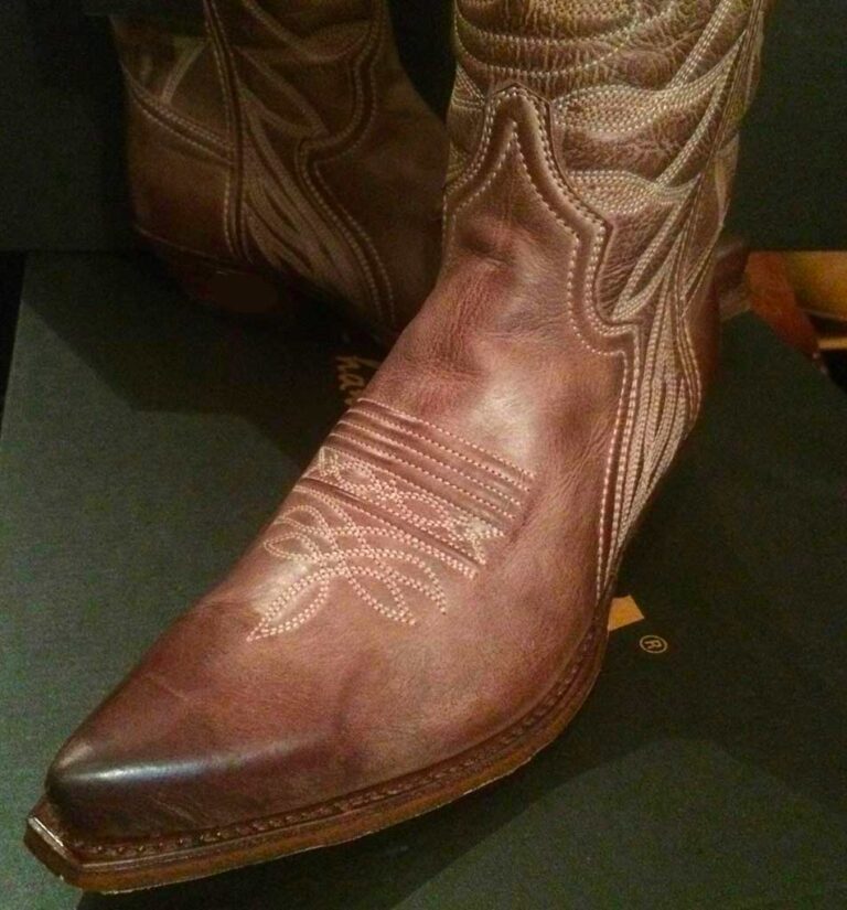 10285 santiag sendra cuir marron country western Femme – Image 4