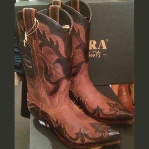 2073 santiag en cuir Sendra couleur miel série limited Homme