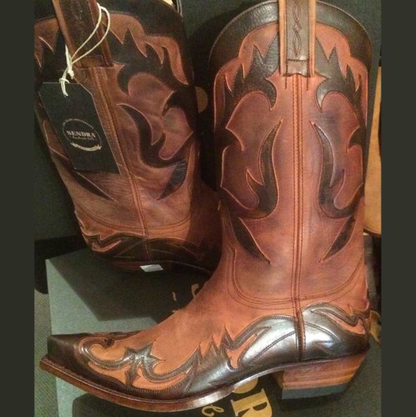 11111 santiag cuir sendra marron Homme, Femme