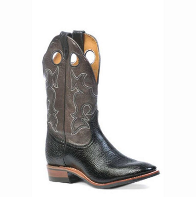 0295 Bottes Boulet bout rond noir/grise Homme