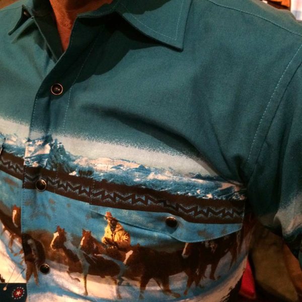 Chemise Western - Bleu Foncé Carreaux Homme - Panhandle Taille S Couleur Bleu foncé