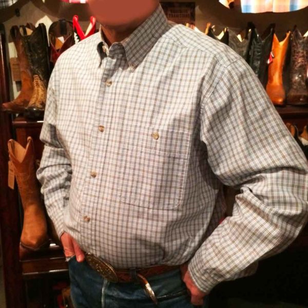 Chemise PANHANDLE SLIM Vert/noir Ref: 36S0732 Country Western Série Limited Homme La Joya5