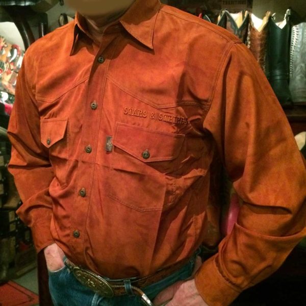 "ref: Indien" chemise marron Stars and Stripes Homme