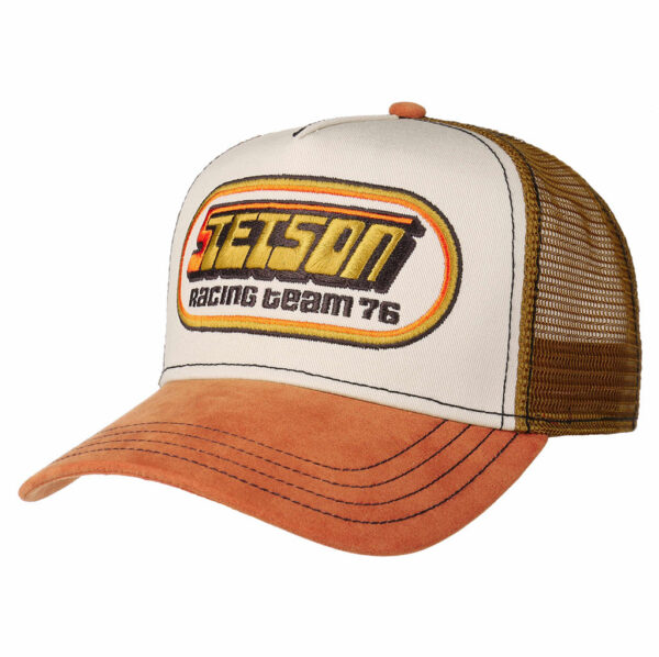 Casquette Stetson Trucker Cap Racing Western beige/orange