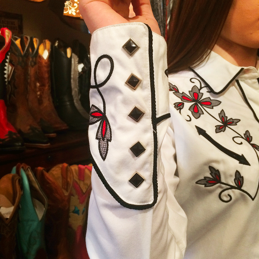 Chemise PANHANDLE SLIM blanche ref: 22S61195 country western série