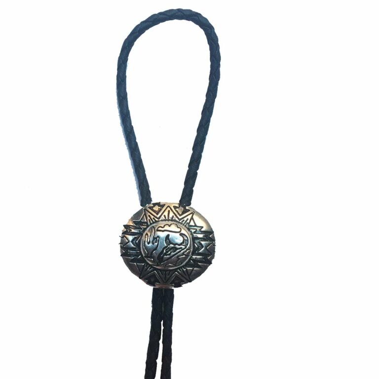 Bolotie (cravate usa) motif aztèque homme/femme