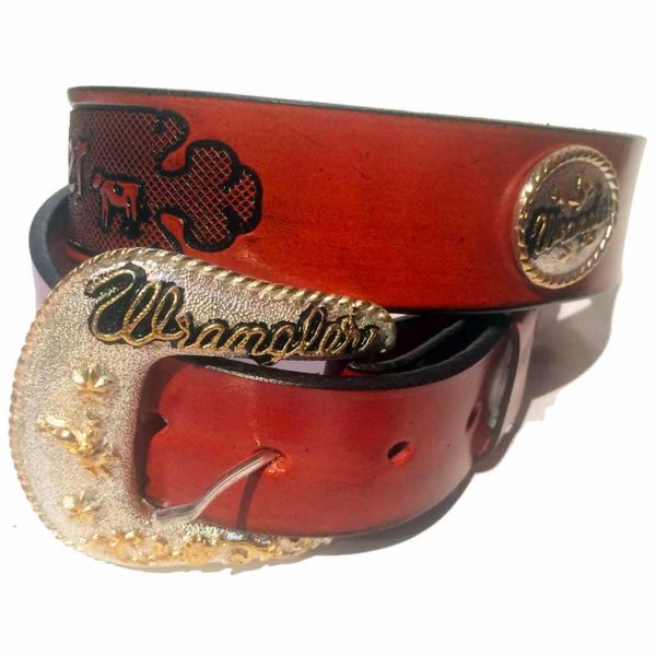 Chapeau de cowboy en cuir véritable style western australien Crazy Horse havane marron - France