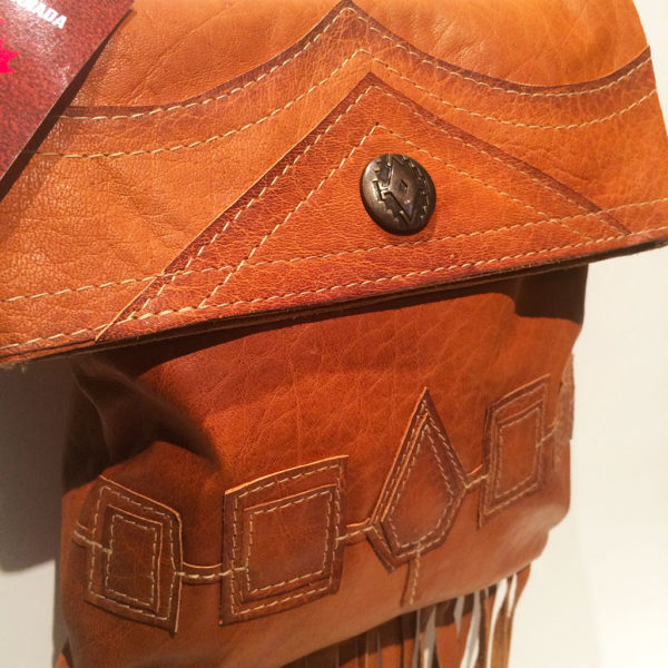 Chaps Western En Cuir Personnalisés - Franges Et Empiècement Floral - Sazaar Tack