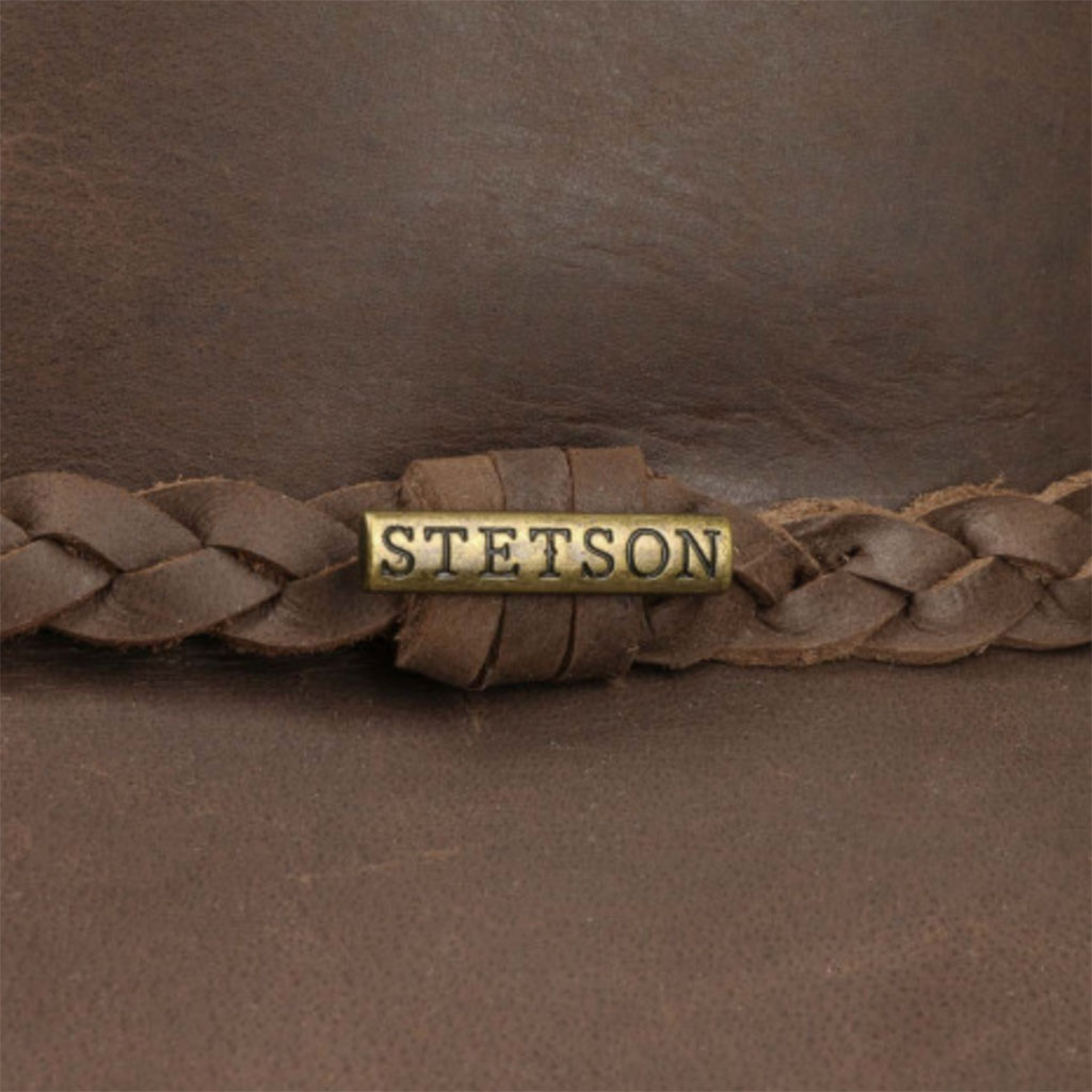 Chapeau Western Stetson Golden Valley - Feutre De Laine, Bandeau Cuir, Imperméable Asahi Guard - Style Cow-boy Homme Automne-hiver