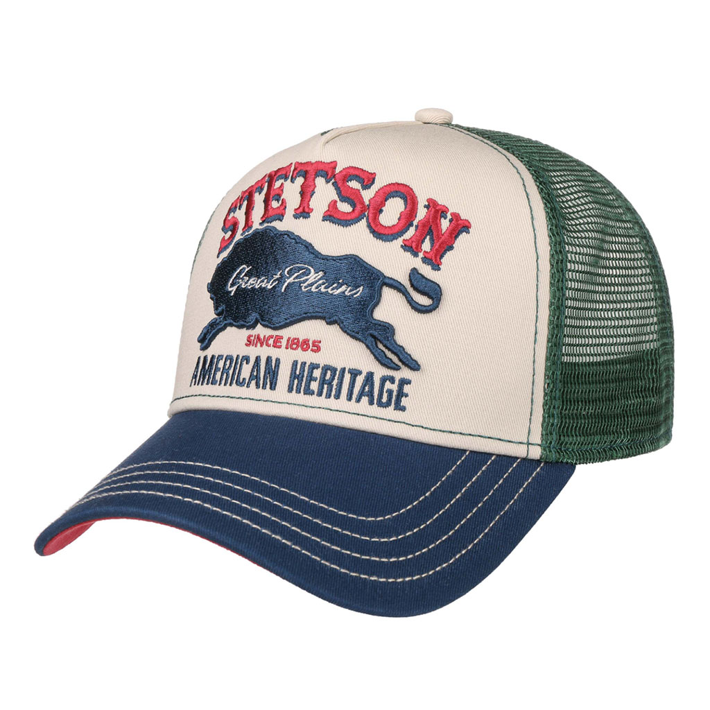 ref 7751152 Casquette Trucker Cap Great Plains STETSON Western homme, femme