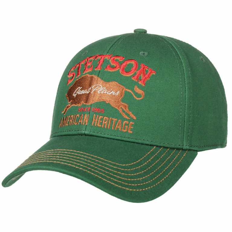 ref 7781113 Casquette Baseball Cap Great Plains STETSON Western homme, femme