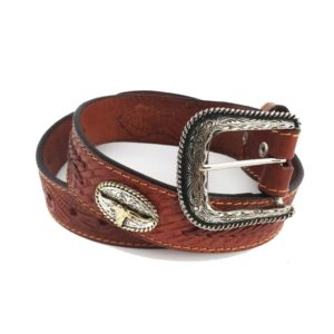 ref: 2020109 Ceinture Mexicaine western country marron homme, femme
