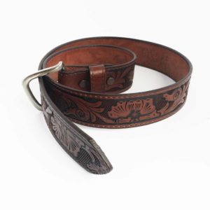 ref: 2020112 Ceinture Mexicaine western country marron homme, femme
