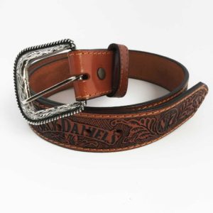 ref: 2020107 Ceinture Jack Daniel's western country marron UNISEXE