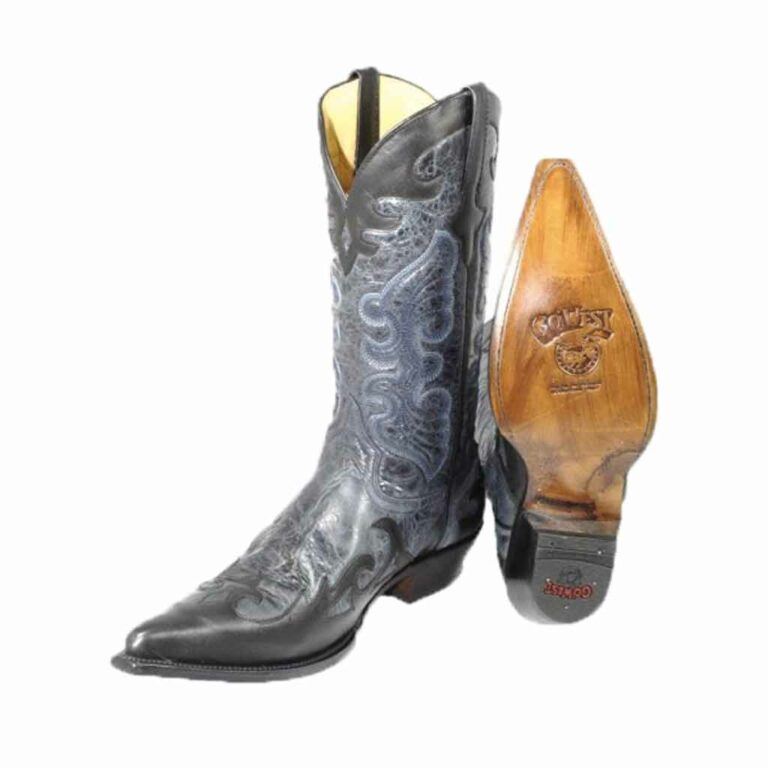 ref JUAREZ 2 ANTIC BLEU POINTE NOIRE GOWEST SANTIAG HOMME – Image 3