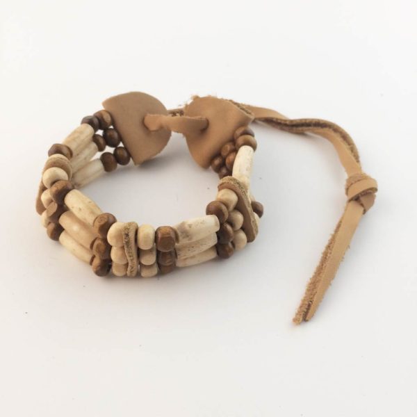 ref BRAO3HURON Bracelets AMERINDIEN HURON 5 Nations Canada