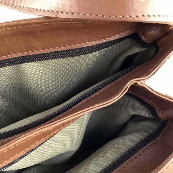 ref SACMAR04 Sac à main Western Country Cuir marron made in Mexique.