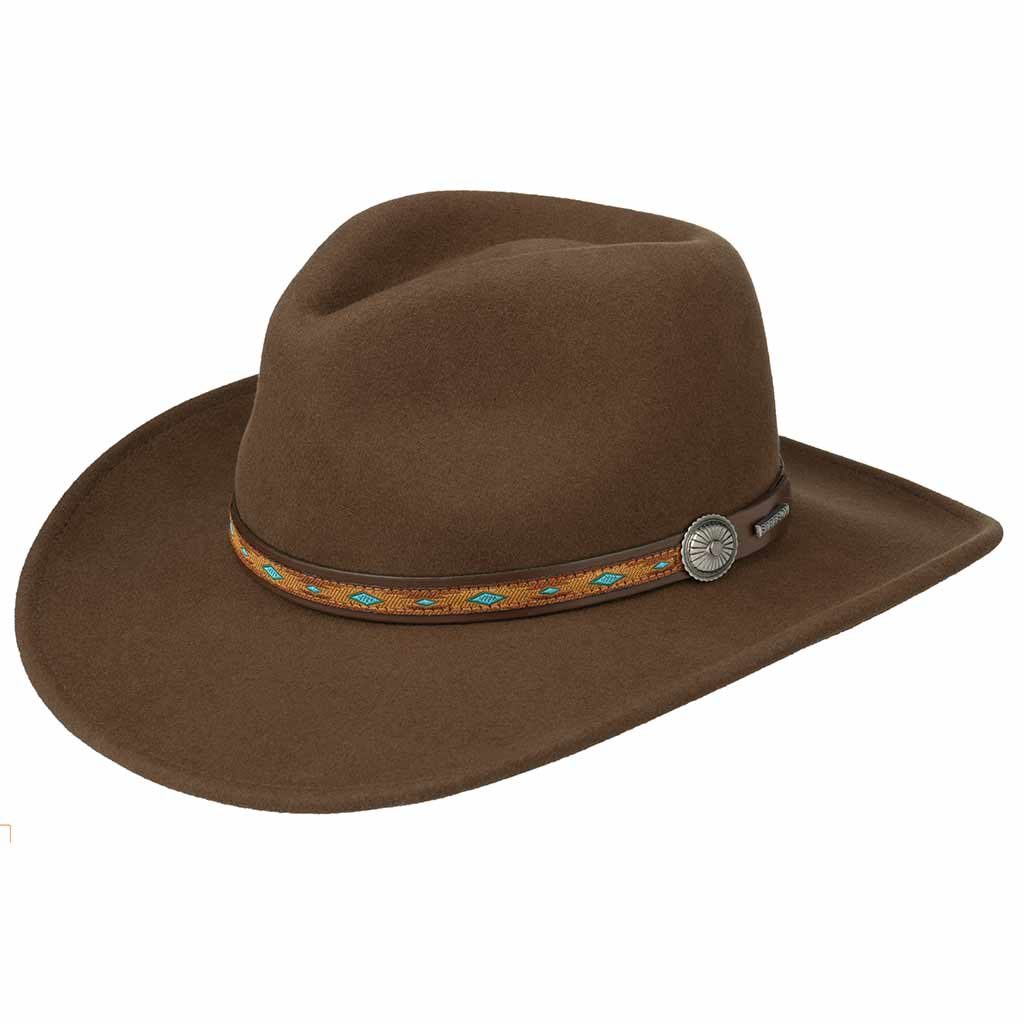 Ref 2718005 Chapeau  Stetson Western marron homme femme 
