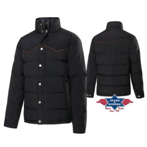 Ref :TORONTO veste d'hiver country western Stars and Stripes homme