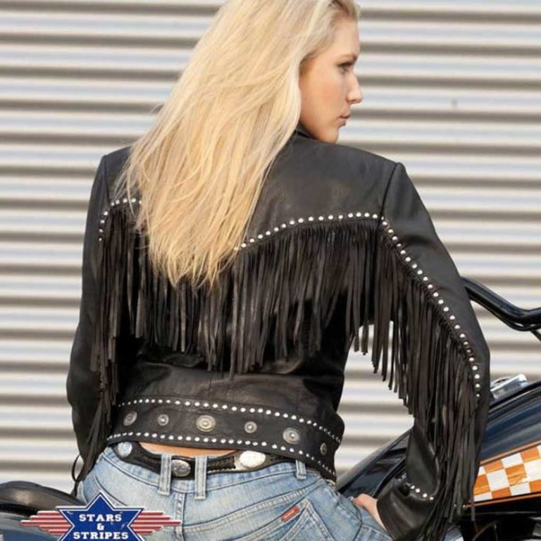 BROOKLYN Blouson western Stars and Stripes Femme – Image 2