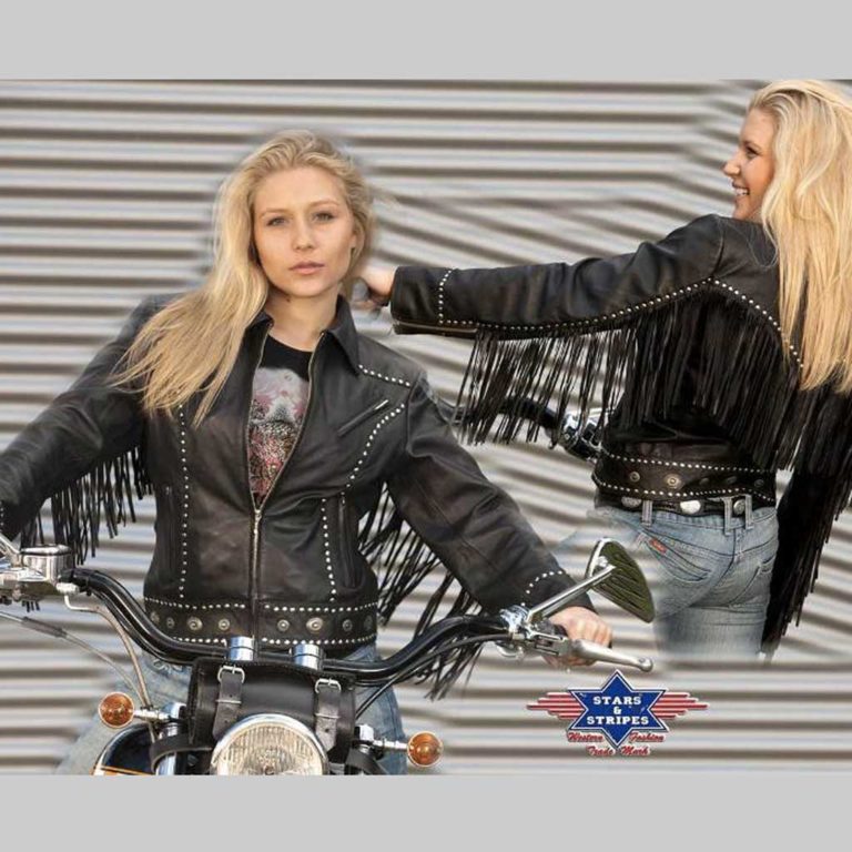 BROOKLYN Blouson western Stars and Stripes Femme – Image 3