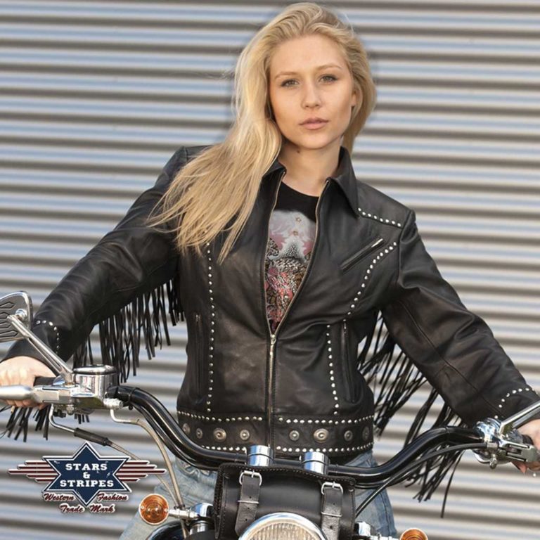 BROOKLYN Blouson western Stars and Stripes Femme