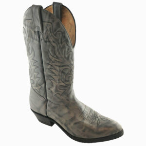 7029 Bottes Boulet western country grise Homme