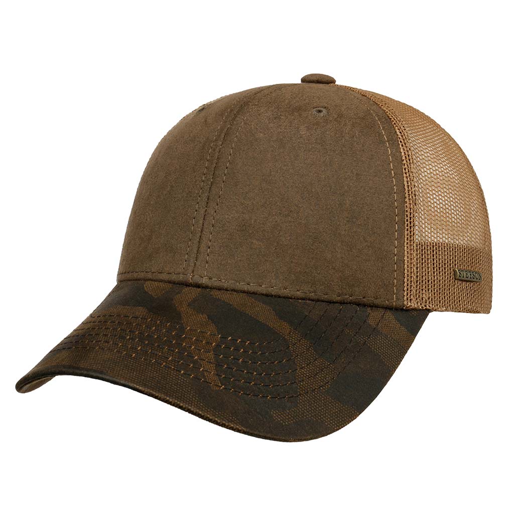 7711137 CASQUETTE TRUCKER VINTAGE COPES MARRON STETSON Homme/Femme