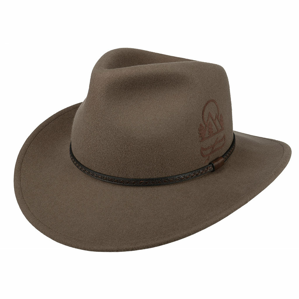 Chapeau Western Justin 6X En Milan - Taille 7 1/4, Marron - Occasion Bon État