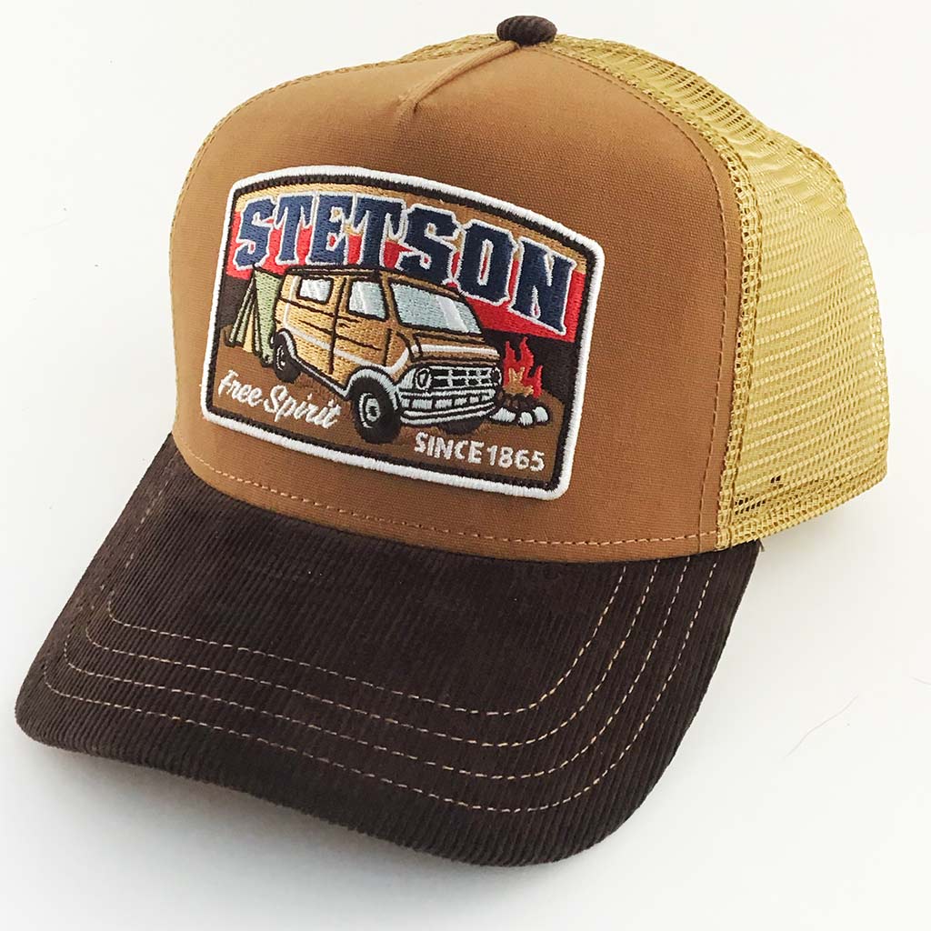 ref 7751186 Casquette-Trucker-FREE-SPIRIT-VAN-CLUB STETSON Western homme,  femme