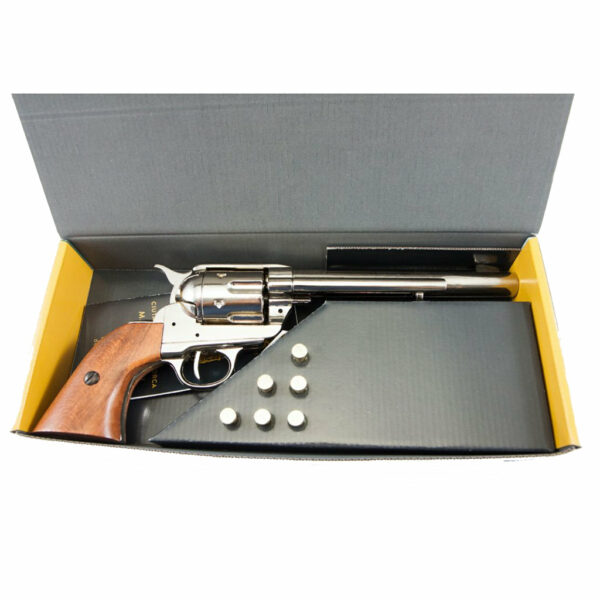 ref: P1/1191NQ REVOLVER CAVALERIE USA 1873 + BOITE + BALLES homme/femme
