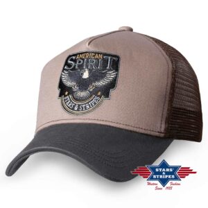 ref tc-american-spirit Casquette western Stars and Stripes homme femme