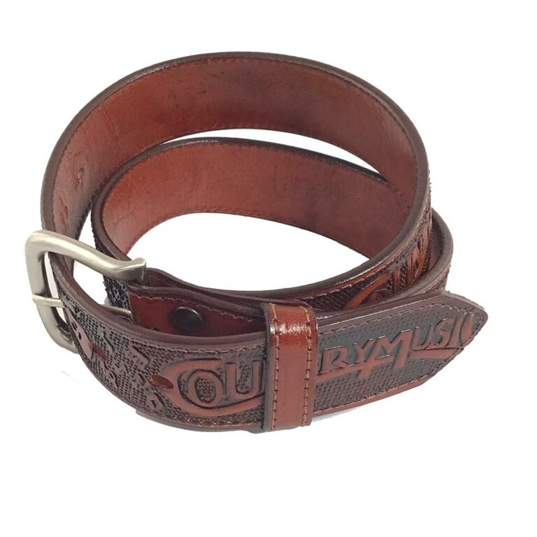 ref 10032022 ceinture marron-COUNTRY-MUSIC-COUNTRY cuir homme femme