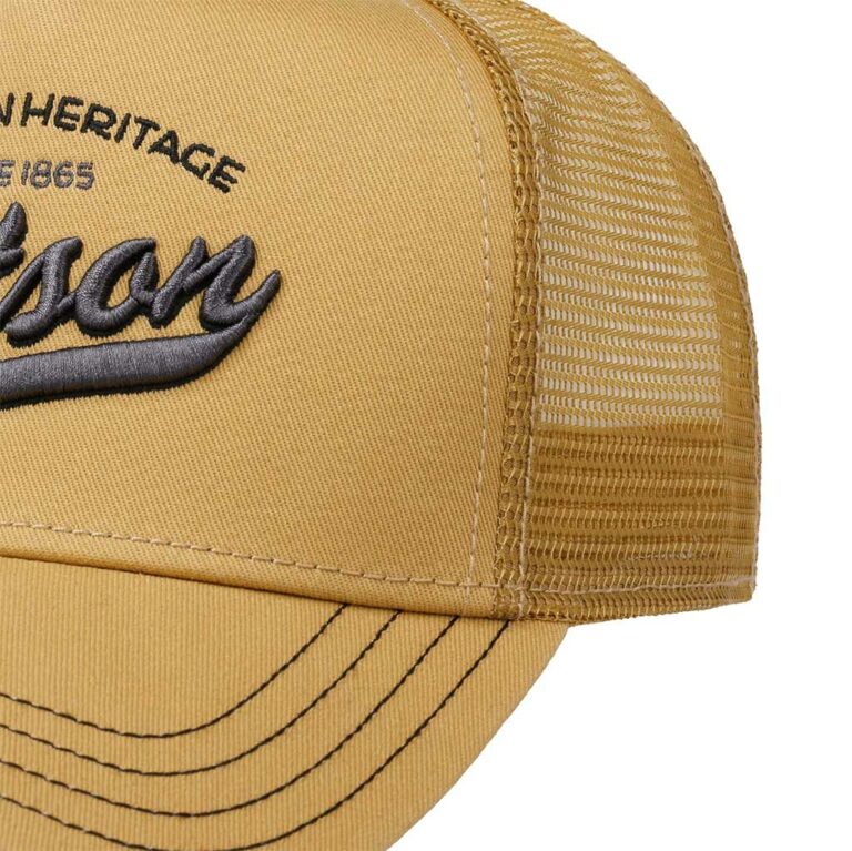ref 7751171 Casquette Trucker American Heritage Classic color marron camel STETSON Western homme, femme – Image 2