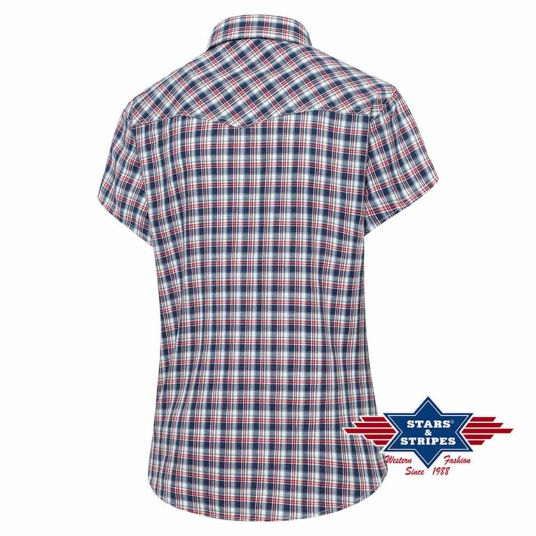 ref CAROLINE Chemises occidentale country western Stars and Stripes femmes – Image 5